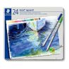 STAEDTLER - Karat Aquarell 125 - Watercolor Pencils - 24 Colors - Metal Tin
