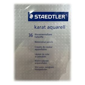 STAEDTLER - Karat Aquarell 125 - Watercolor Pencils - 36 Colors - Metal Tin