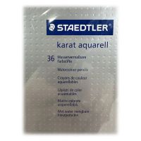 STAEDTLER - Karat Aquarell 125 - Watercolor Pencils - 36 Colors - Metal Tin