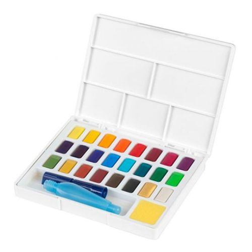 FABER-CASTELL - Watercolour Pans - Box of 24