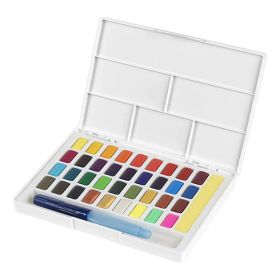 FABER-CASTELL - Creative Studio - Aquarelles en Godets - Boîte de 36
