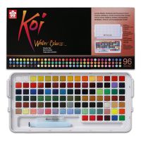 SAKURA - KOI - Watercolour Studio Set - 96 Half Pans