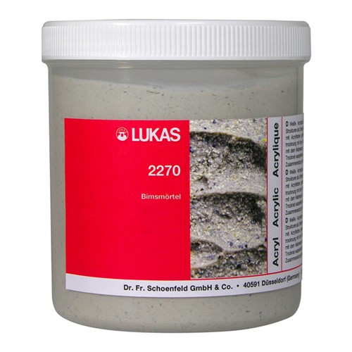 LUKAS Structure Paste Pumice Mortar 2270 250ml & 500ml