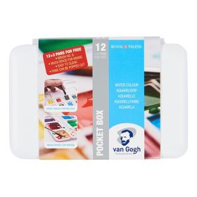 VAN GOGH - Aquarelle - Pocket Box de 15 Demi-Godets