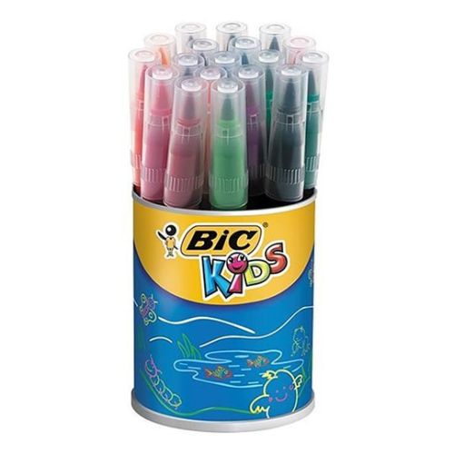 BIC - Visaquarelle Watercolor Felt-Tip Pens - Pot of 18
