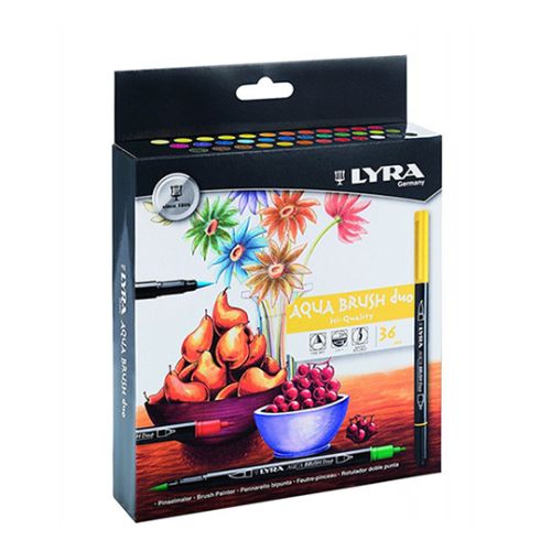 LYRA - Aqua Brush Duo - Watercolor Brush Pens - 36 Colors