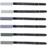 LYRA - Aqua Brush Duo - Watercolor Brush Pens - 6 Colors - Grey