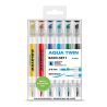 MOLOTOW - AQUA TWIN - Feutres Aquarellables - 6 Couleurs - Basic Set