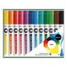 MOLOTOW - Brush Pen Aqua Color - Feutres Aquarellables - 12 Couleurs - Basic 1
