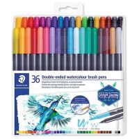 STAEDTLER - Mars Graphic Duo 3001 - Watercolor Double-Tip Pens - 36 Colors