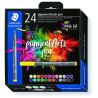 STAEDTLER - Pigment Brush Pen 371 - Watercolor Brush Pens - 24 Colors