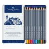 FABER-CASTELL - Goldfaber Aqua - Watercolor Pencils - 12 Colors - Metal Tin