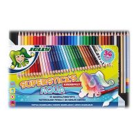 JOLLY - SuperSticks AQUA - Crayons Aquarellables - 36 Couleurs