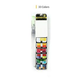 ROYMART - Professional Watercolour Set - Fan - 33 Colours