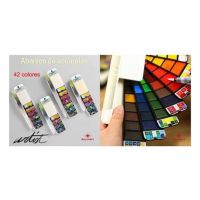 ROYMART - Set Aquarelle Professionnel - Éventail- 42 Couleurs