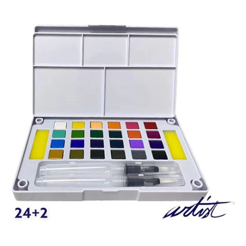 ROYMART - Watercolour Artist Set - Pocketbox of 24 Colours