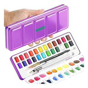 ROYMART - Watercolour Artist Set - Tin Box of 24 Colours