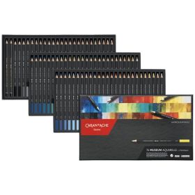 CARAN D'ACHE - Museum Aquarelle - Watercolor Pencils - 76 Colors - Complete Set