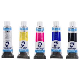 VAN GOGH - Aquarelle - Boîte Plastique de 5 Tubes Primaires de 10ml