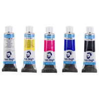 VAN GOGH - Aquarelle - Boîte Plastique de 5 Tubes Primaires de 10ml