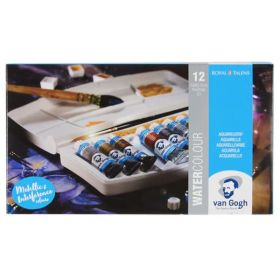 VAN GOGH - Aquarelle - Métalliques et Interférence - Coffret de 12 Tubes de 10ml