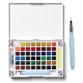 SAKURA - KOI - Watercolour Sketch Box - 48 Half Pans