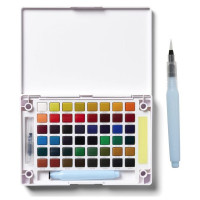 SAKURA - KOI - Watercolour Sketch Box - 48 Half Pans
