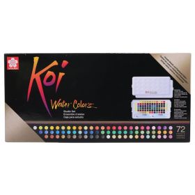 SAKURA - KOI - Watercolour Studio Set - 72 Half Pans