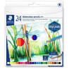 STAEDTLER - Crayons Aquarellables 146 10C - 24 Couleurs - Étui Carton