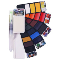 ROYMART - Set Aquarelle - Professionnel - Éventail - 25 Couleurs