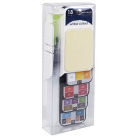 ROYMART - Set Aquarelle - Professionnel - Éventail - 18 Couleurs
