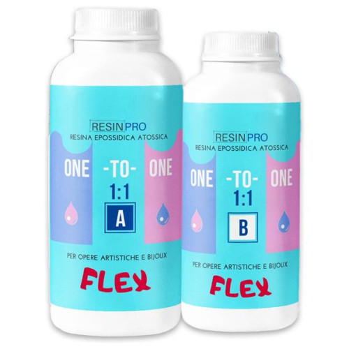 RESIN-PRO - One-to-One Flex - Epoxy Resin 1:1 Flexible - 500g
