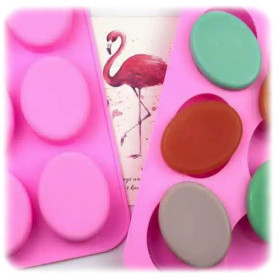RESIN-PRO - Moule Silicone - Ovales - 7.8x6x2.5CM (6)