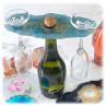 RESIN-PRO - Silicone Mold - Porte-Bouteille + 2 Sous-Verres