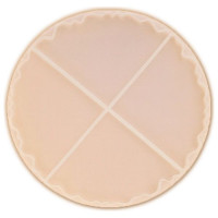 RESIN-PRO - Moule Silicone - 4 Géodes - Dessous de Verres