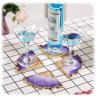 RESIN-PRO - Silicone Mold - 4 Géodes - Dessous de Verres