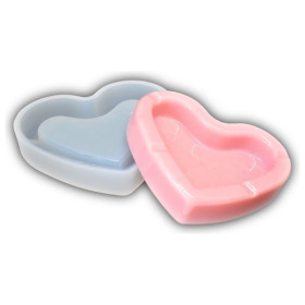 RESIN-PRO - Moule Silicone - Coeur - 13 x 11 x 3 CM