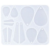 JESMONITE - Silicone Mould - Teardrop Earrings - 15x12x0,5cm