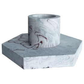 JESMONITE - Moule en Silicone - Bougeoir - 10x5x8,2cm