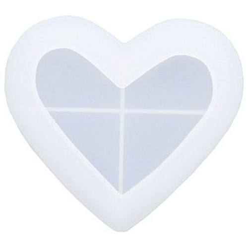 JESMONITE - Silicone Mould - Heart Dish - 11,5x12,5cm