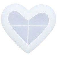 JESMONITE - Silicone Mould - Heart Dish - 11,5x12,5cm