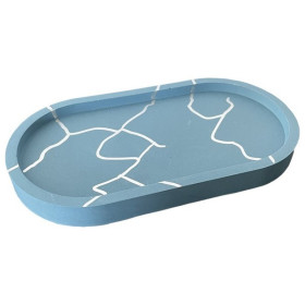 JESMONITE - Moule en Silicone - Coupelle Ovale - 18x9,5cm
