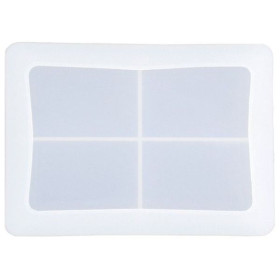 JESMONITE - Silicone Mould - Rectangular Dish - 15x11cm