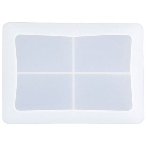 JESMONITE - Moule en Silicone - Coupelle Rectangulaire - 15x11cm
