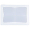 JESMONITE - Moule en Silicone - Coupelle Rectangulaire - 15x11cm