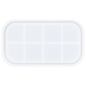 JESMONITE - Moule en Silicone - Plateau Rectangulaire - 26,4x15,1x2,2cm
