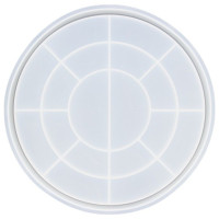 JESMONITE - Moule en Silicone - Plateau Rond - Ø26,5x2,4cm