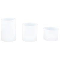 JESMONITE - Moule en Silicone - Porte-Bougies Cylindriques (3 pièces) - Ø5,6cm