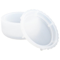 JESMONITE - Silicone Mould - Smooth Low Pot with Lid - Ø10,8x5,3cm
