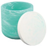 JESMONITE - Moule en Silicone - Pot Haut Lisse + Couvercle - Ø8x7,7cm